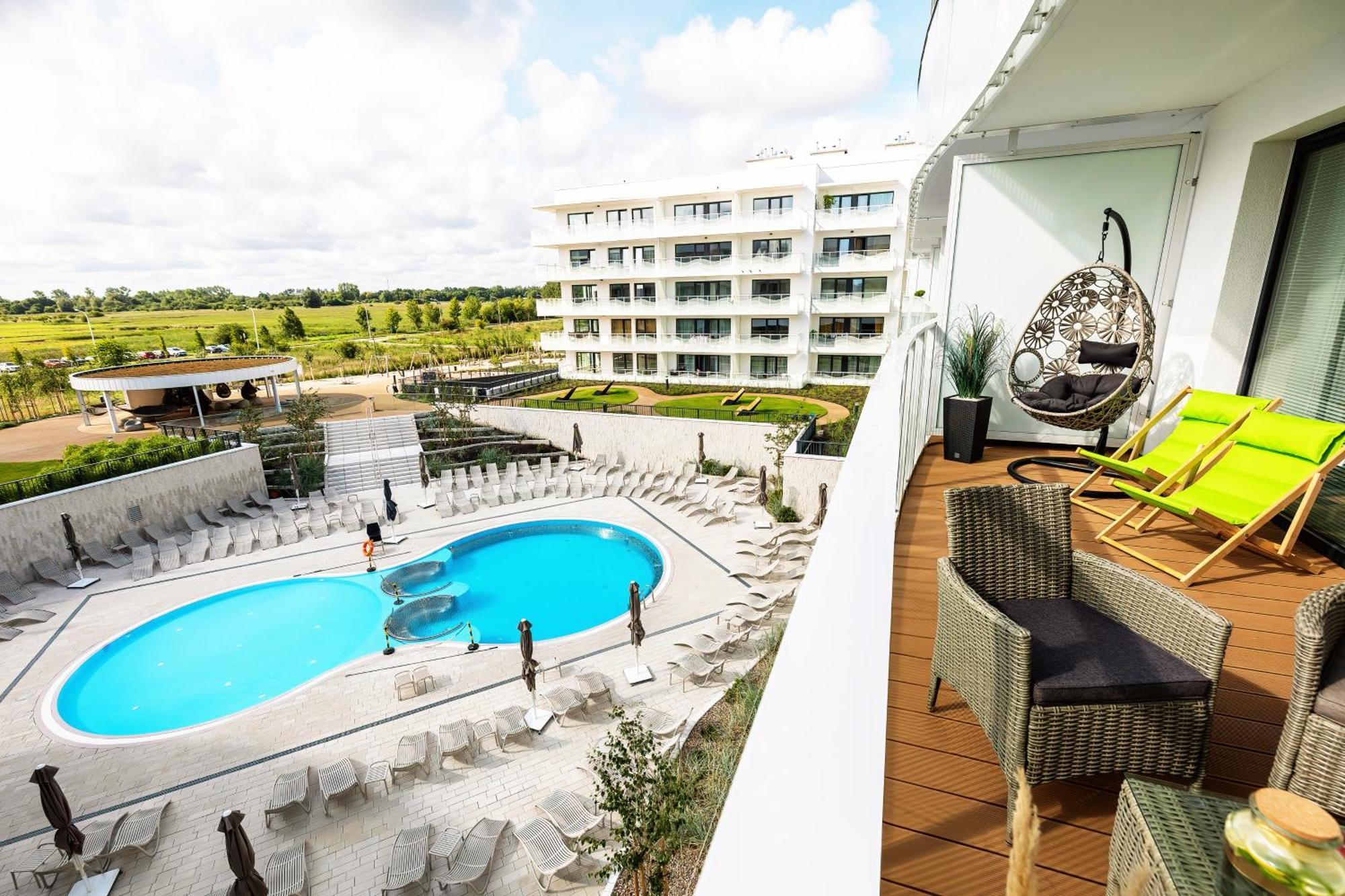 Apartament Horyzont -polanki Aqua- Strefa Z Basenem I Fitness Studio, Prywatny Garaz Kołobrzeg